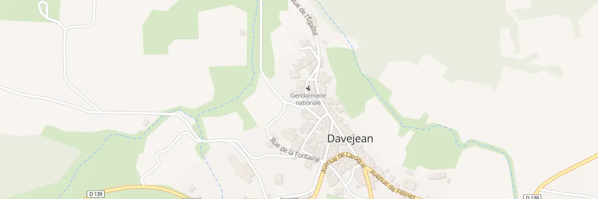 Plan du 77 Le Village à Davejean