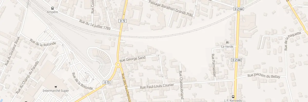 Plan du 17 Rue George Sand à Montluçon