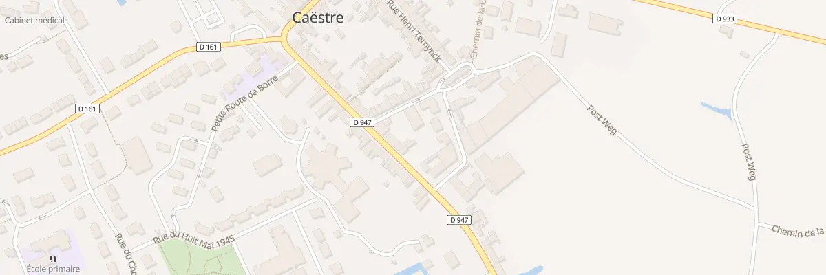 Plan du 177 Rue de Strazeele à Caëstre