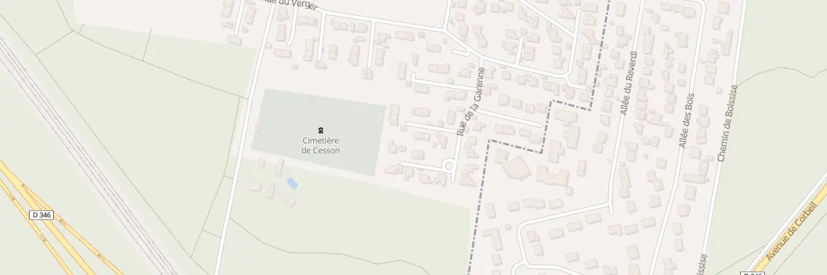 Plan du 16 Rue de la Garenne à Cesson