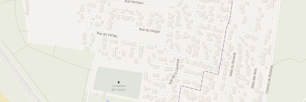 Plan du 83 Rue du Verger à Cesson