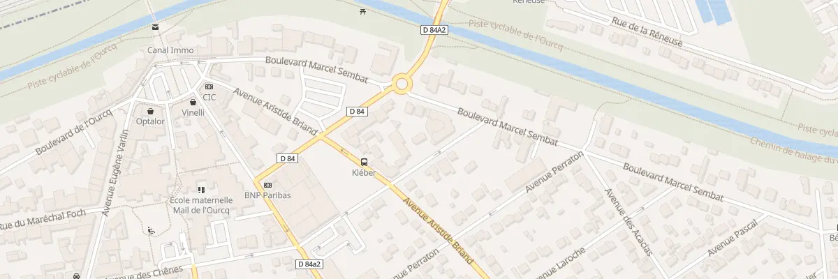 Plan du 21 Av Kléber à Villeparisis