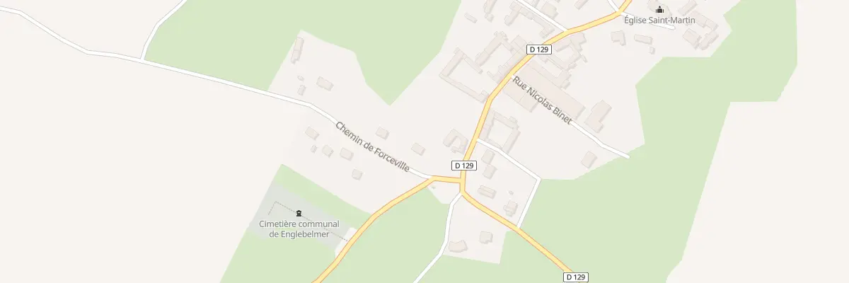 Plan du 4 Che de Forceville à Englebelmer