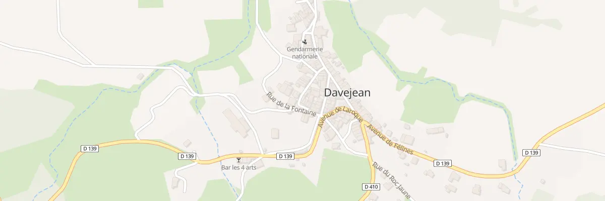 Plan du 3 Pl de la Mairie à Davejean