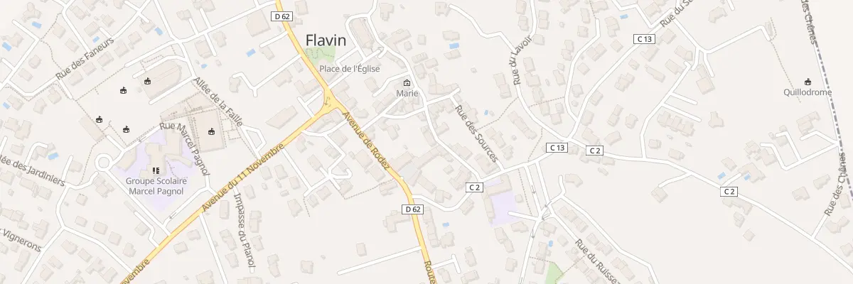 Plan du 164 Rue du Couvent à Flavin