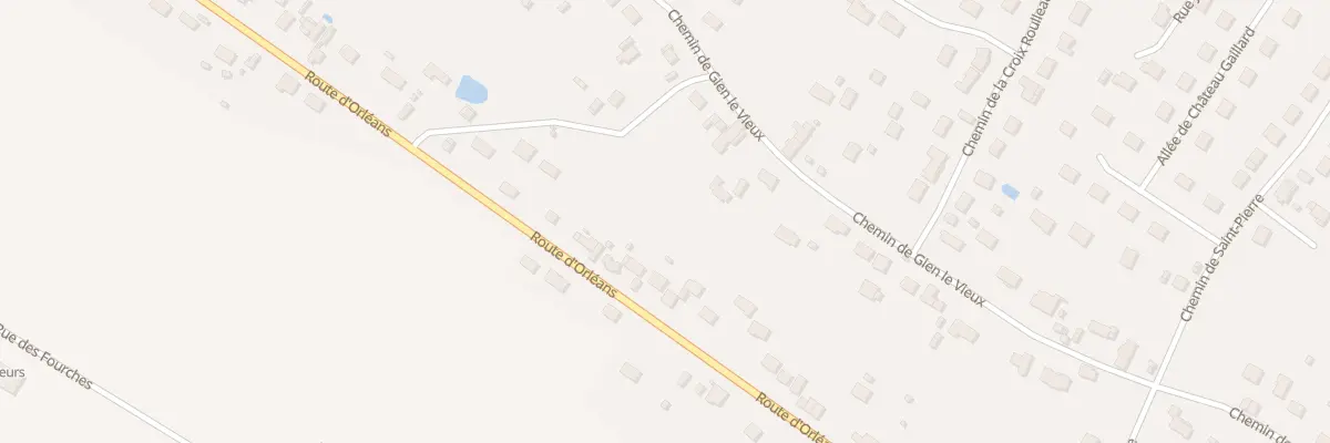 Plan du 144 Rte d’Orléans à Gien