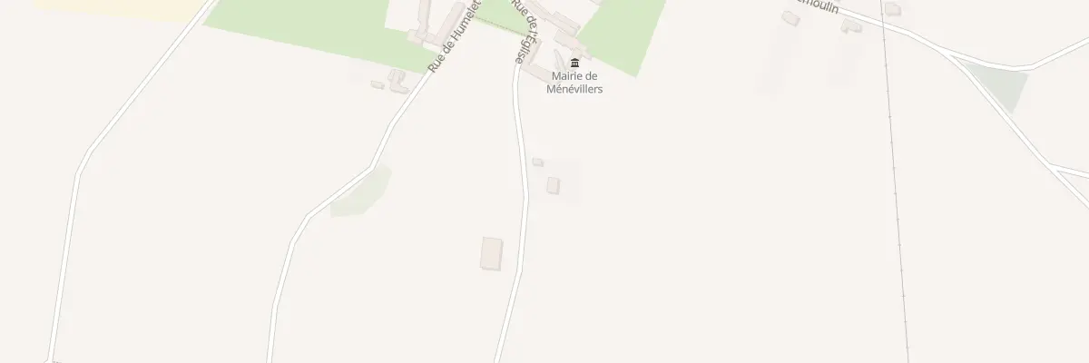 Plan du 6 Rue de l’Eglise à Ménévillers