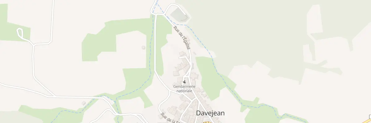 Plan du 8 Rue du Chateau à Davejean