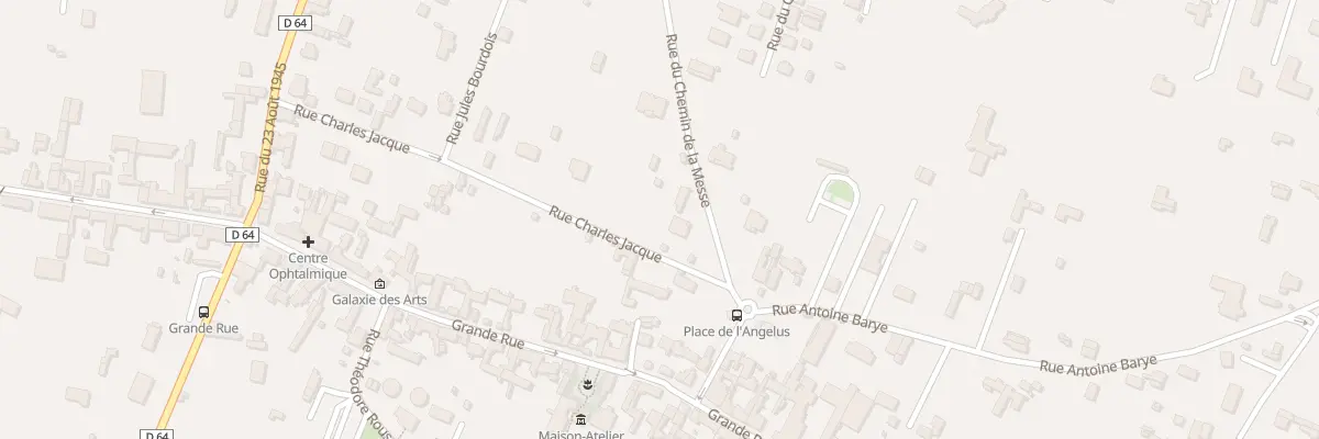 Plan du 3 Rue du Chemin de la Messe à Barbizon