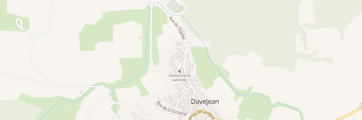 Plan du 6 Pl de l’Eglise à Davejean