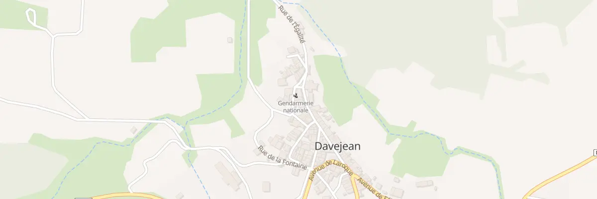 Plan du 4 Rue de la Poste à Davejean