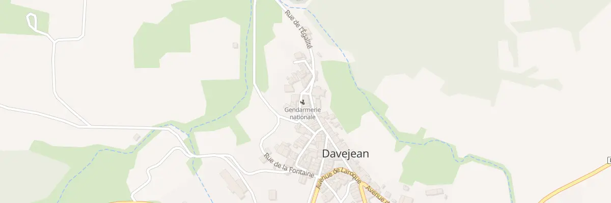 Plan du 2 Rue de la Poste à Davejean