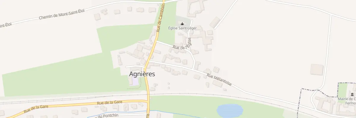 Plan du 7 Rue Mélantoise à Agnières