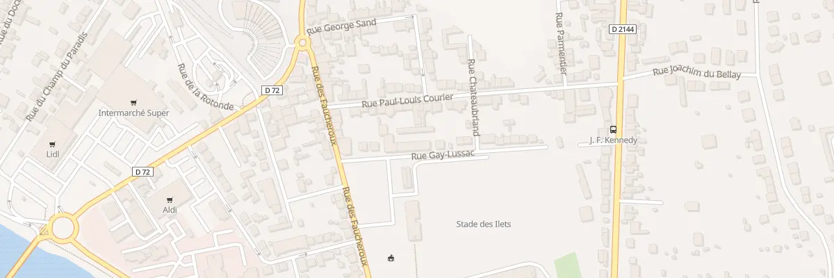 Plan du 9 Rue Gay - Lussac à Montluçon