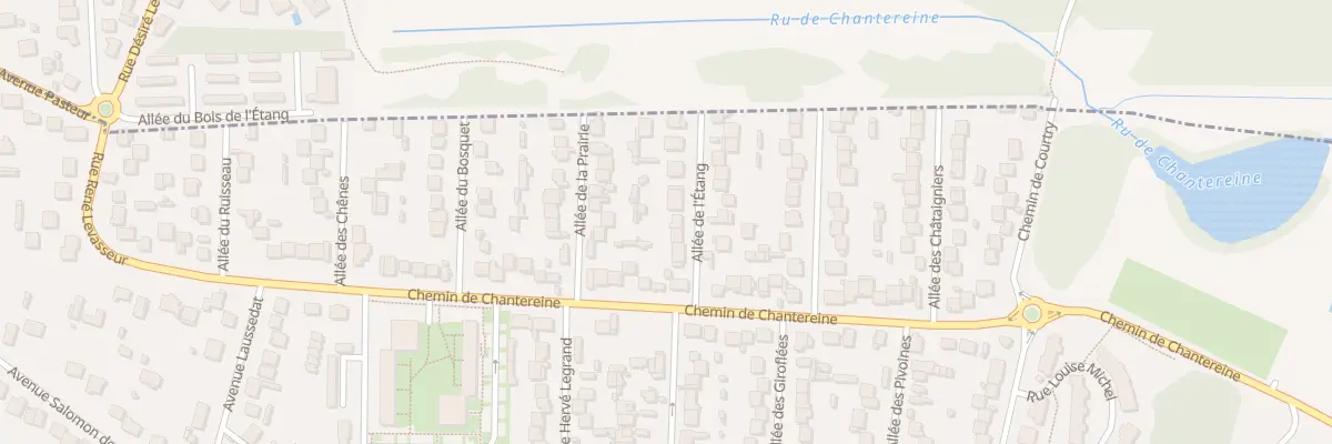 Plan du 7 All de l’Etang à Chelles