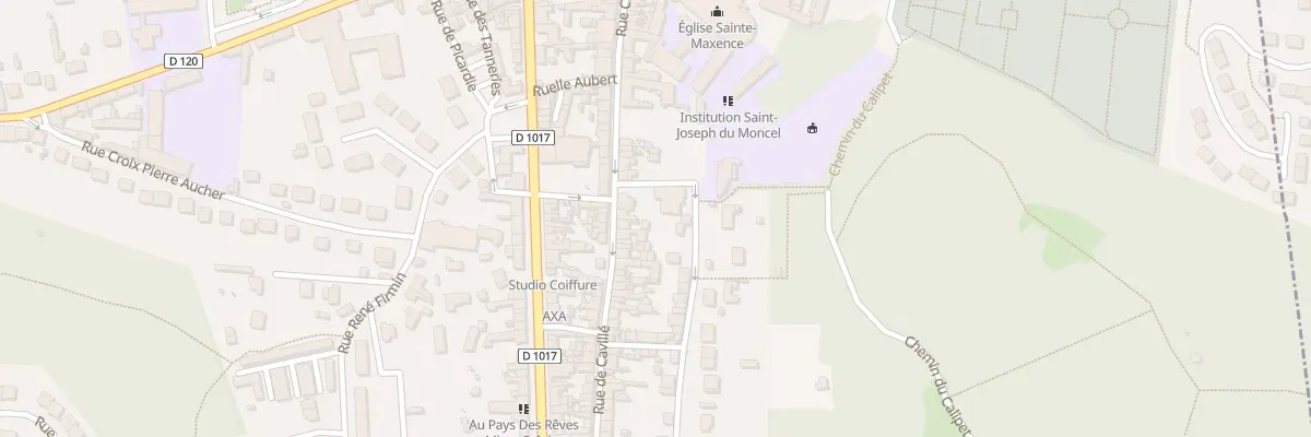 Plan du 17 Rue de Cavillé à Pont-Sainte-Maxence