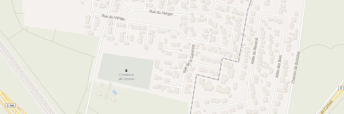 Plan du 25 Rue de la Garenne à Cesson
