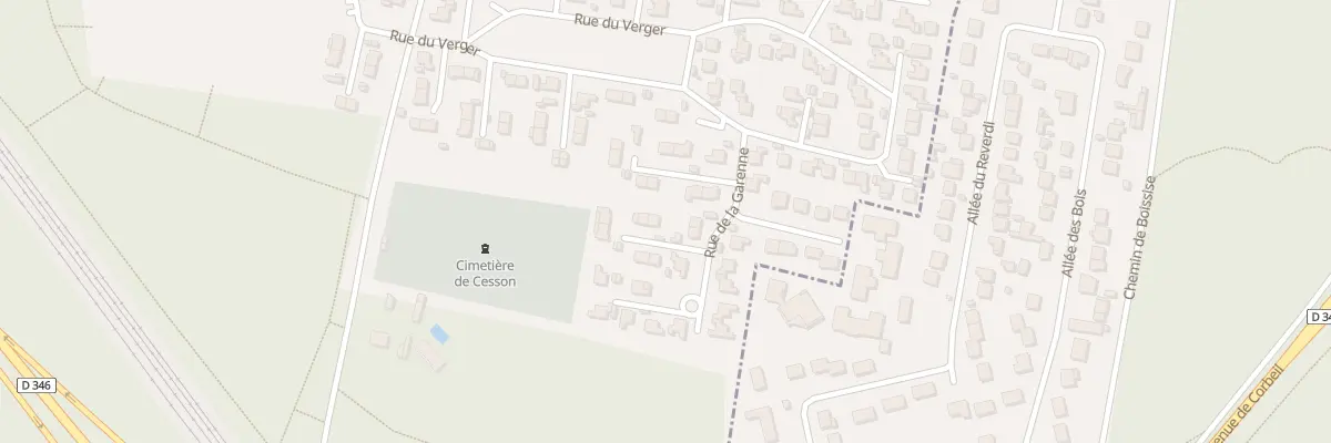 Plan du 20 Rue de la Garenne à Cesson