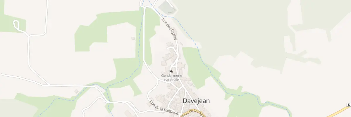 Plan du 2 Pl de l’Eglise à Davejean
