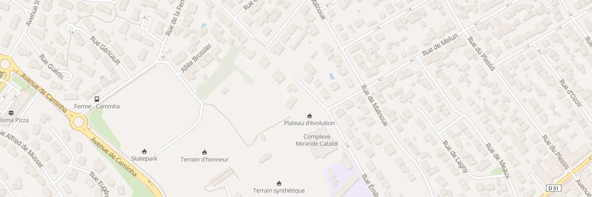 Plan du 17 Rue Emile Pajot à Pontault-Combault