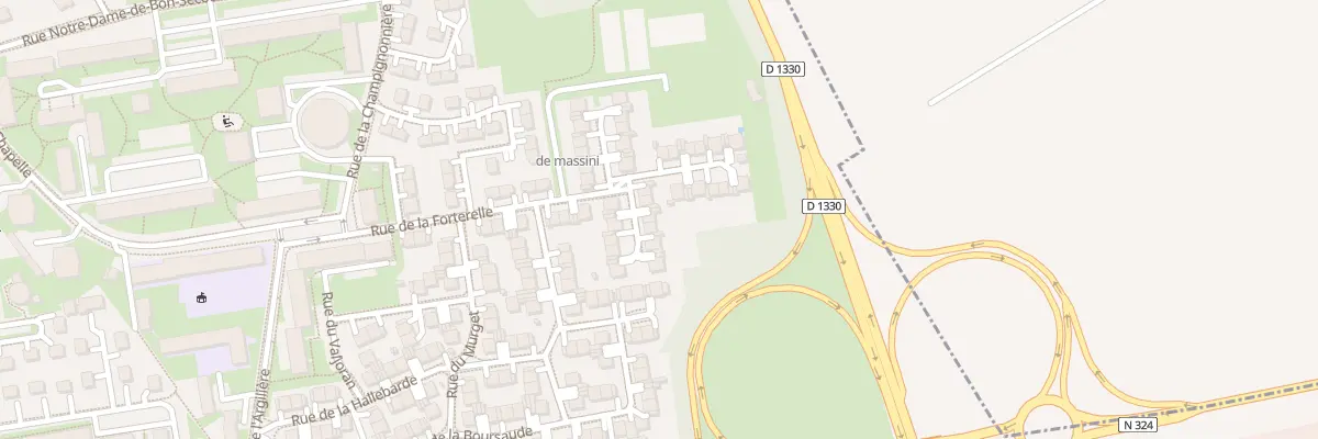 Plan du 8 Rue de la Carriere à Senlis