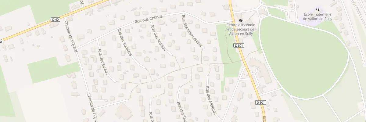 Plan du 97 Rue des Acacias à Vallon-en-Sully