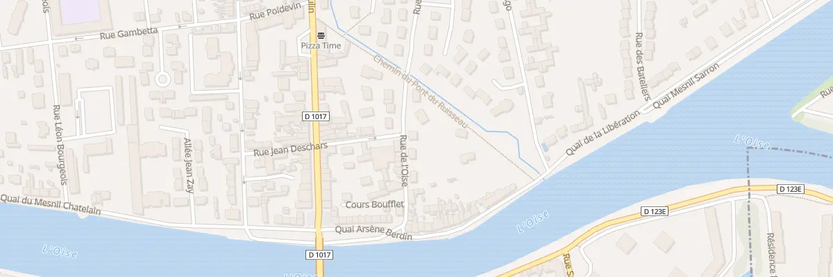 Plan du 114 Rue de l’Oise à Pont-Sainte-Maxence