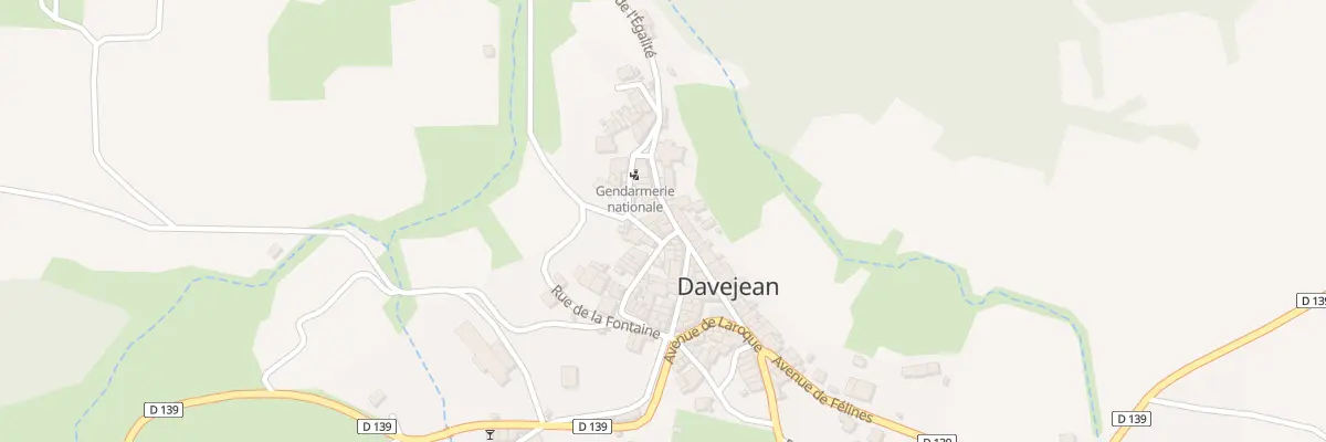 Plan du 14 Rue de la Poste à Davejean
