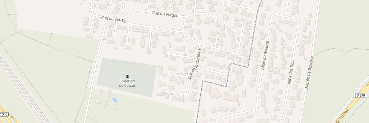 Plan du 24 Rue de la Garenne à Cesson
