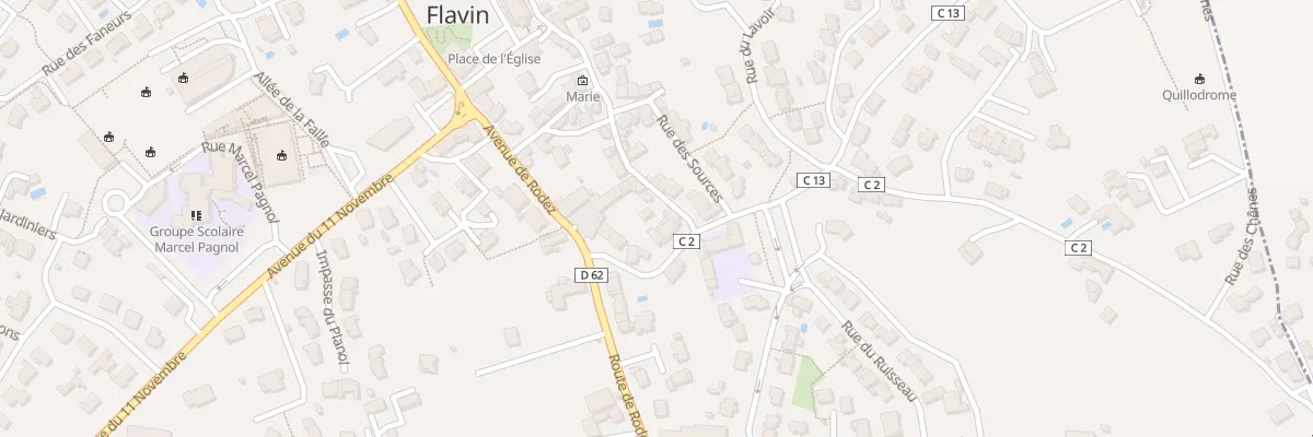 Plan du 5906 Rue du Couvent à Flavin