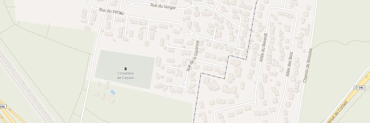 Plan du 22 Rue de la Garenne à Cesson