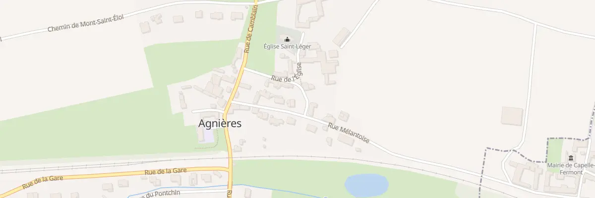 Plan du 9 Rue Mélantoise à Agnières
