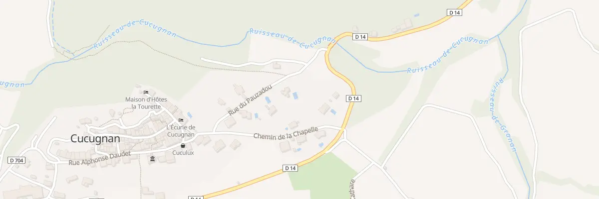 Plan du 6 Rue du Pauzadou à Cucugnan