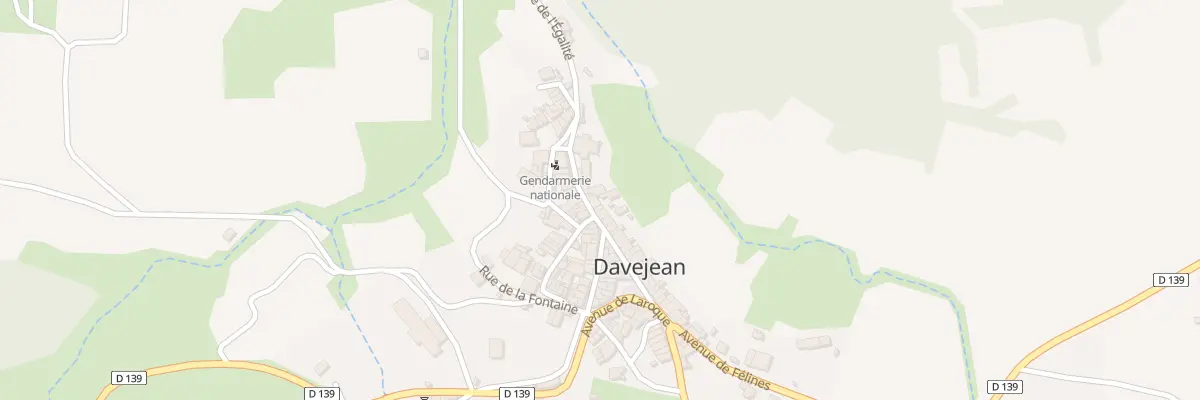 Plan du 11 Rue de la Poste à Davejean