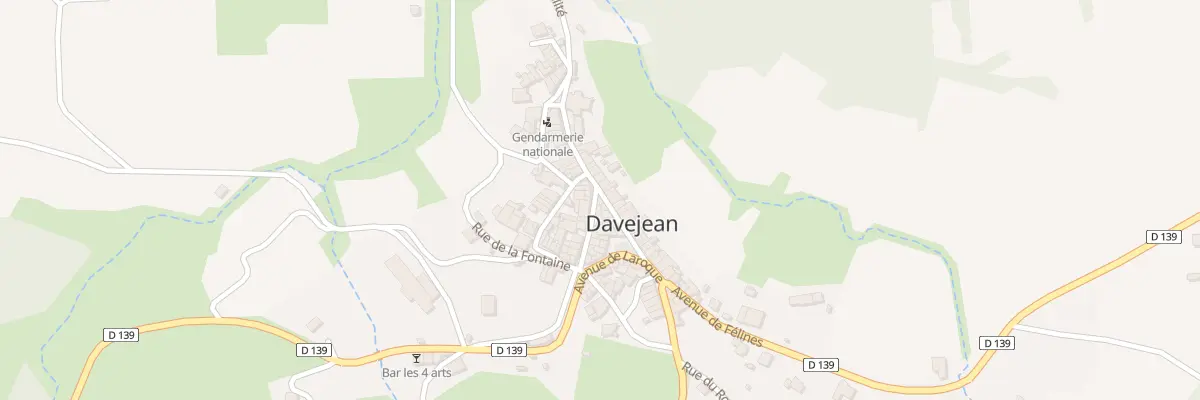 Plan du 2 Gr Grand’Rue à Davejean