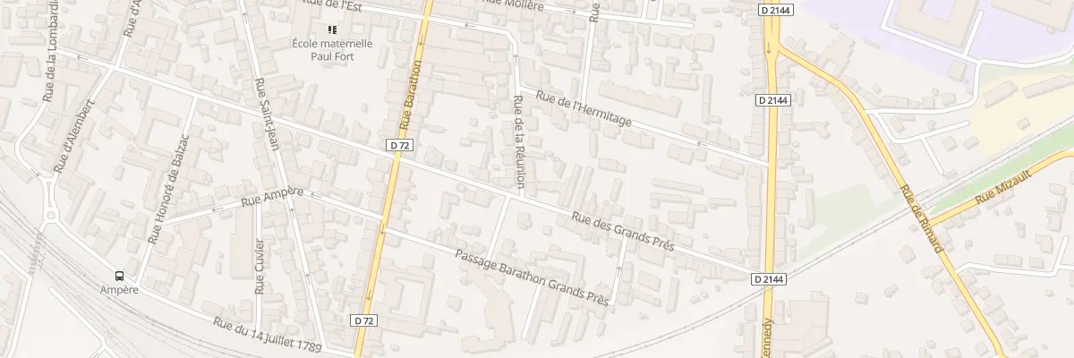 Plan du 31 Rue de la Reunion à Montluçon