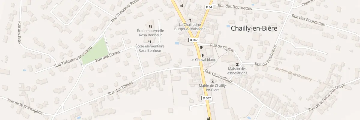 Plan du 2B Rue des Tilleuls à Chailly-en-Bière