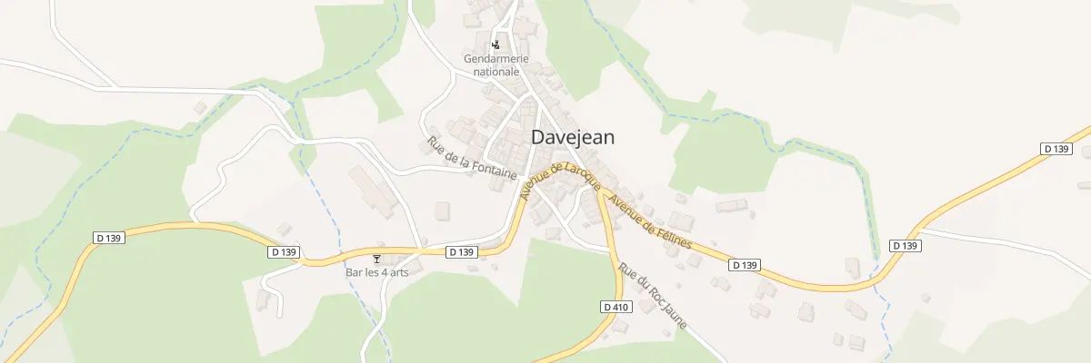 Plan du 14 Pl de l’Ayral à Davejean