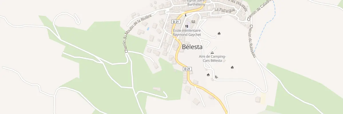 Plan du 3B Imp du Bassin à Bélesta