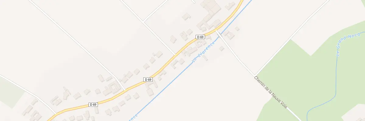 Plan du 627 Rue de Robecq à Calonne-sur-la-Lys