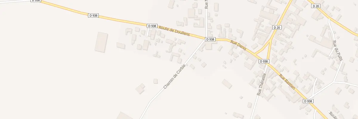 Plan du 60 Che de Corbie à Bouzincourt