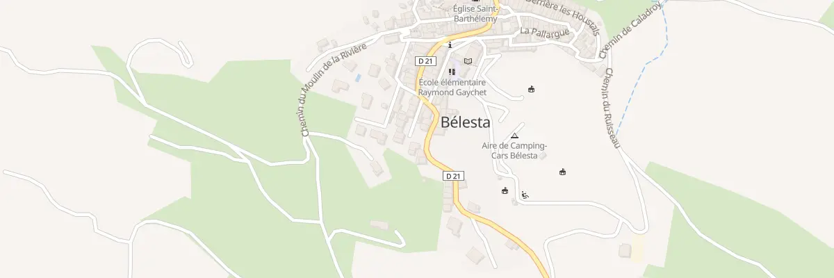 Plan du 1B Imp du Bassin à Bélesta