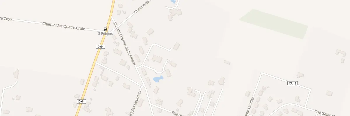 Plan du 20 Rue du Chemin de la Messe à Barbizon