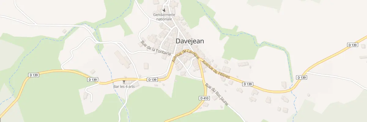 Plan du 3 Rue du Château d’Eau à Davejean