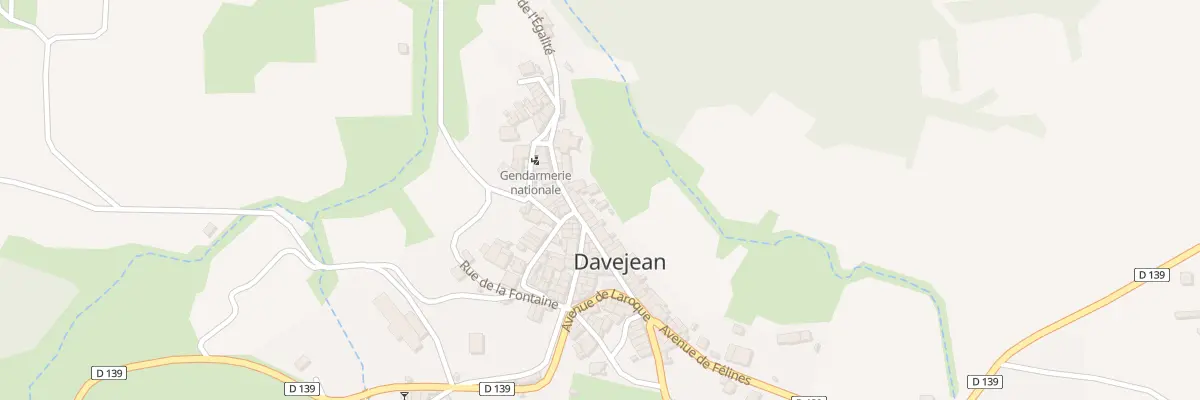 Plan du 13 Rue de la Poste à Davejean
