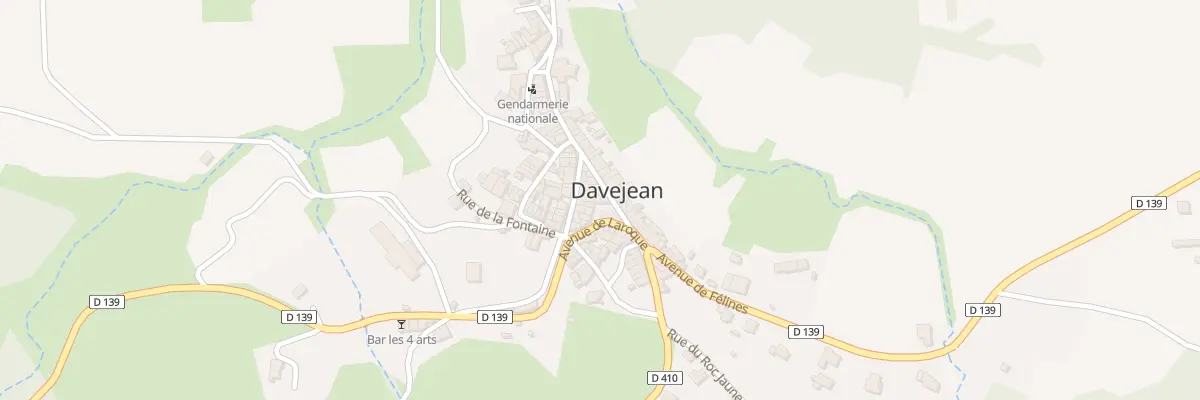 Plan du 4 Pl de l’Ayral à Davejean