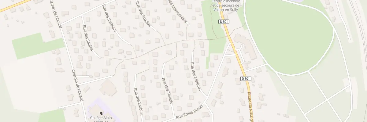 Plan du 12 Rue des Mélèzes à Vallon-en-Sully