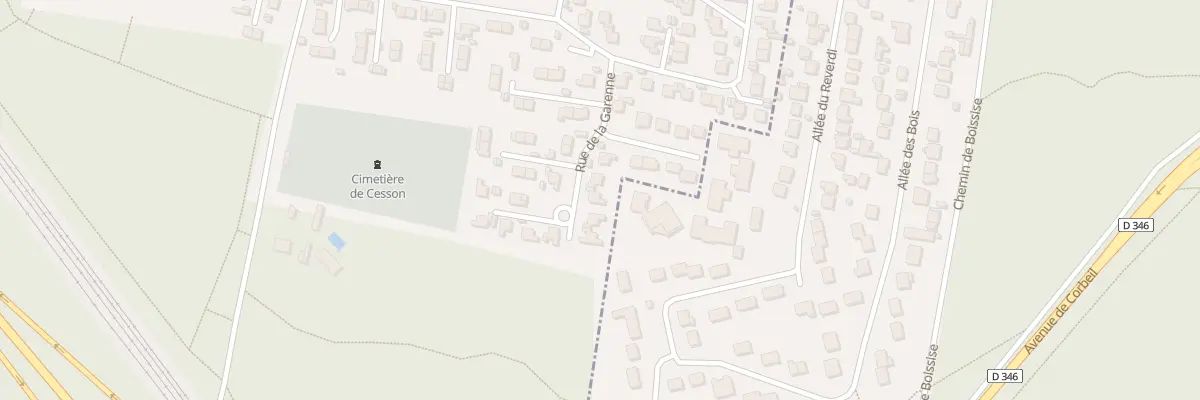 Plan du 5 Rue de la Garenne à Cesson