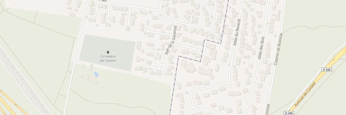 Plan du 4 Rue de la Garenne à Cesson