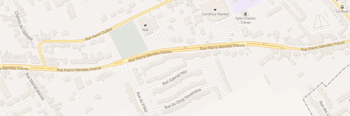 Plan du 82 Rue Pierre Mendes France à Vendin-lès-Béthune